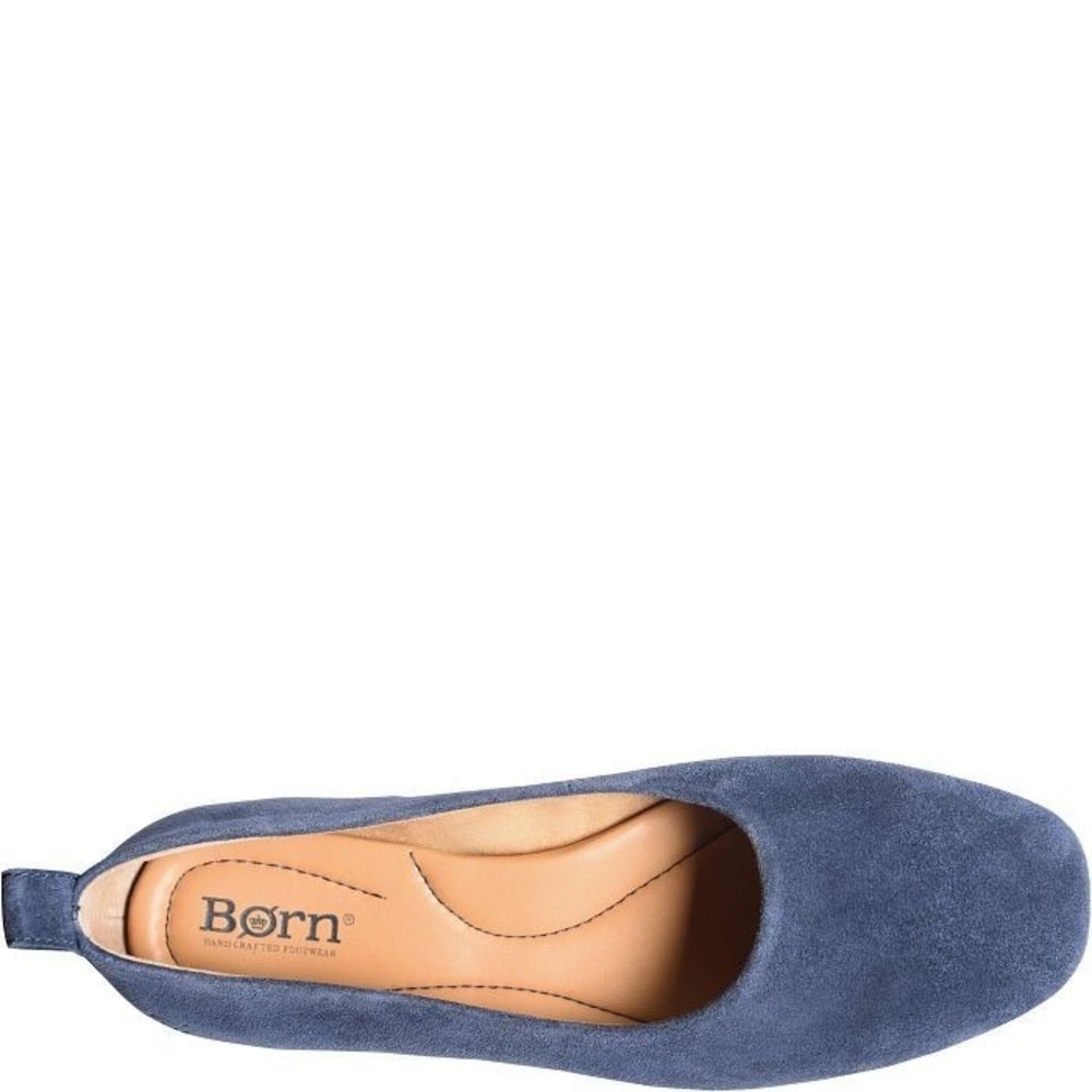 Born® Women's 7.5‎ M BECA™ Flat in Blue Indigo Suede - $110 - Picture 8 of 8